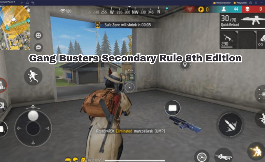 gang busters secondary rule 8th edition