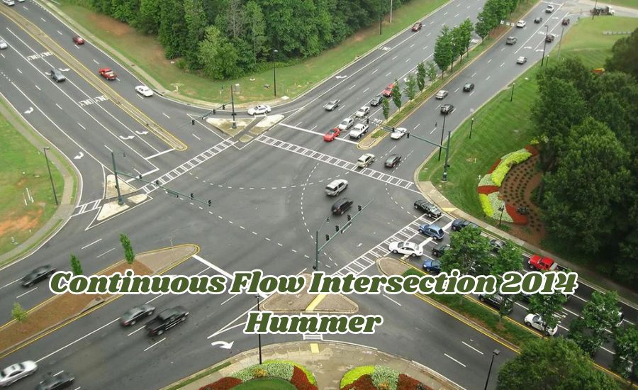 continuous flow intersection 2014 hummer