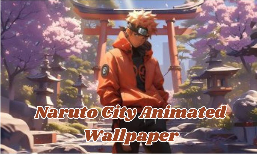 naruto city animated wallpaper