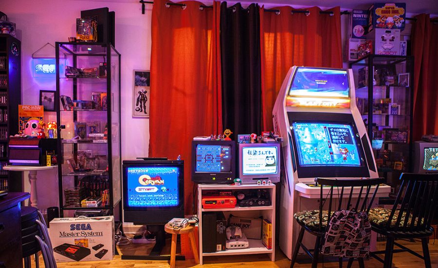 retro game room